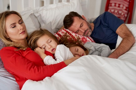 Společný spánek dětí a rodičů