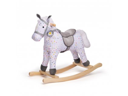 Bigjigs Toys Vzorovaný houpací kůň  + Dárek zdarma