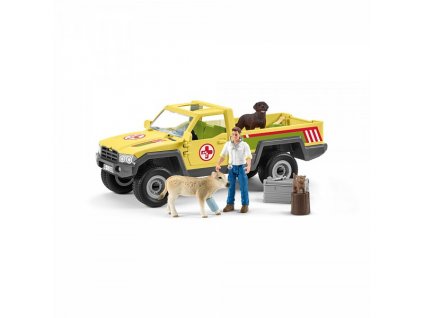 Záchranné terénní auto s veterinářem  + Dárek zdarma
