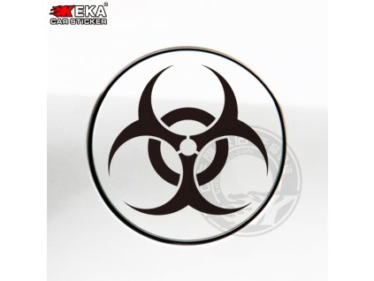 Nálepka na auto - logo Resident Evil (Černá)
