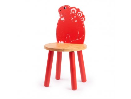 Tidlo Dřevěná židle Stegosaurus  + Dárek zdarma