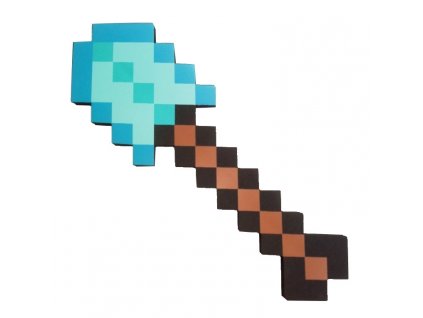 Minecraft lopata - modrá
