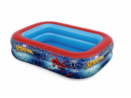 Nafukovací bazén obdélníkový Spiderman - 200x146x48  + Dárek zdarma