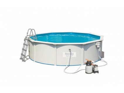 Nadzemní bazén kruhový Hydrium, písková filtrace, žebřík, průměr 4,60m, výška 1,2m  + Dárek zdarma