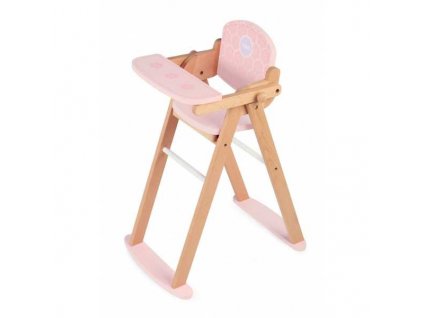 Tidlo Dřevěná židlička na krmení panenek  + Dárek zdarma