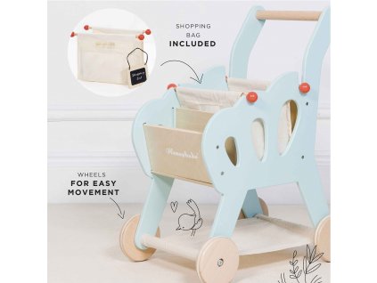 Le Toy Van Nákupní košík s příslušenstvím  + Dárek zdarma
