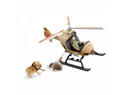 Záchranný vrtulník pro zvířata