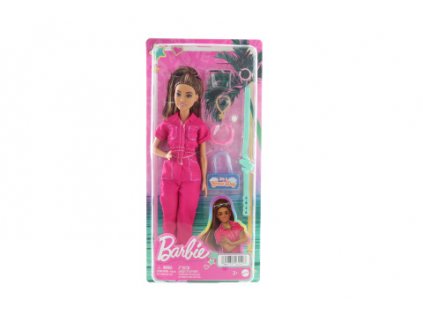 Barbie Deluxe Módní panenka v kalhotovém kostýmu HPL76