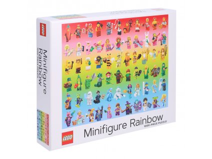 Chronicle Books Puzzle LEGO® Duhové minifigurky 1000 dílků