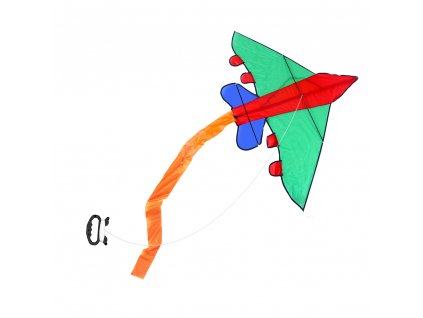 Létající drak letadlo nylonový 140x98 cm