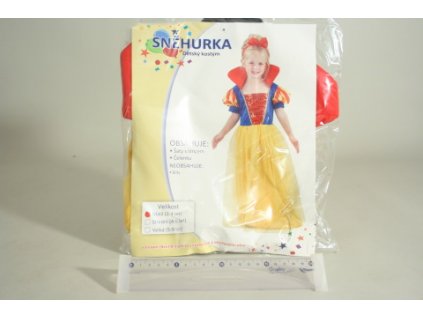 Šaty na karneval - Sněhurka, 92-104 cm