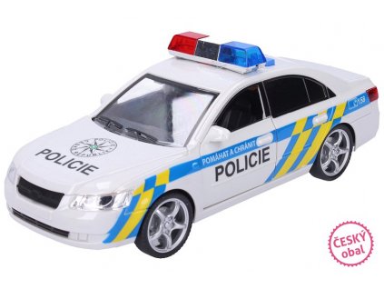 Policejní auto s efekty 24 cm