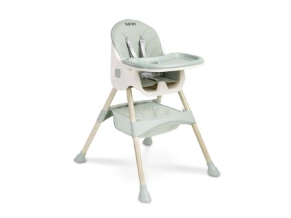 Jídelní židlička 2v1 CARETERO Bill mint (poškozený obal) - zelená