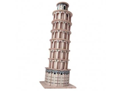 Woodcraft Dřevěné 3D puzzle slavné budovy šikmá věž
