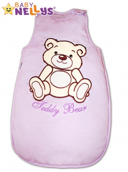 Levně Spací vak Teddy Bear Baby Nellys - lila vel. 0+