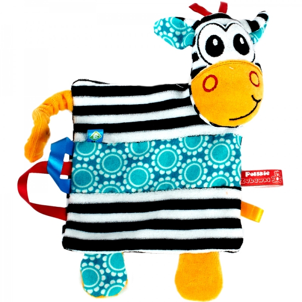 Levně Hencz Toys Edukační mazlík Zebra