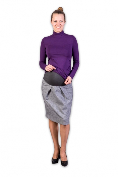 Levně Gregx Těhotenská vlněná sukně Daura, vel. XS Velikosti těh. moda: S (36)