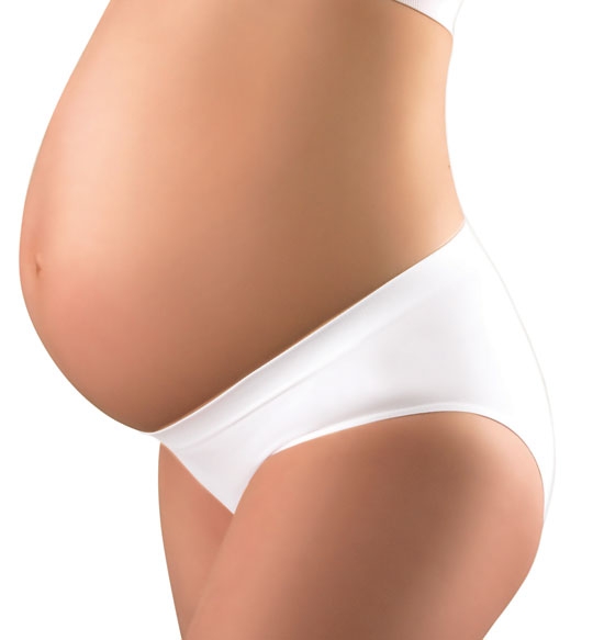 Levně Těhotenské kalhotky bílé, vel. S, BabyOno Velikosti těh. moda: S (36)