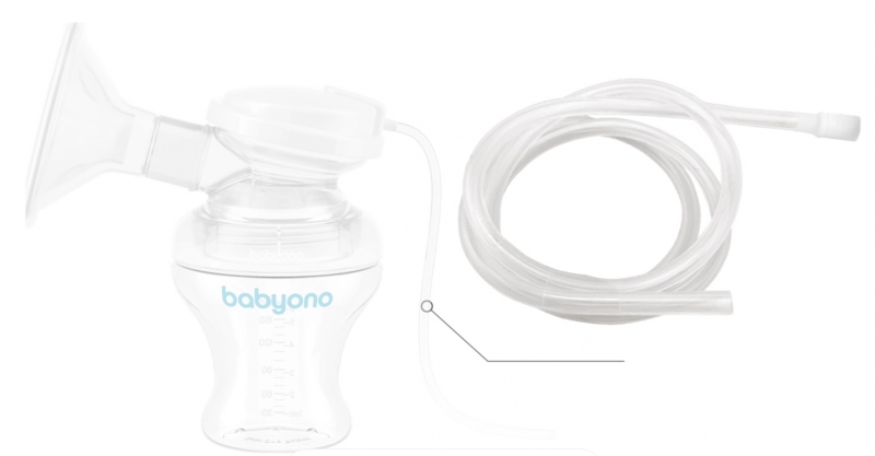 Levně BabyOno Náhradní díl - silikonová hadička s konektorem na odsávačku mateřského mléka Compact Plus