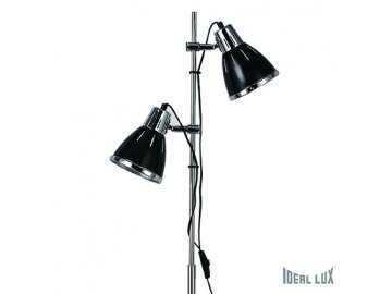 IDEAL LUX 001197 stojací lampa Elvis PT2 černá 2x60W E27