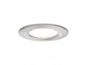 PAULMANN - Vestavné svítidlo LED Nova kruhové 1x6,5W GU10 kov kartáčovaný nevýklopné, P 93439