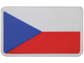 Vlaječka Česká - VELCRO, 3D PVC - Barevná