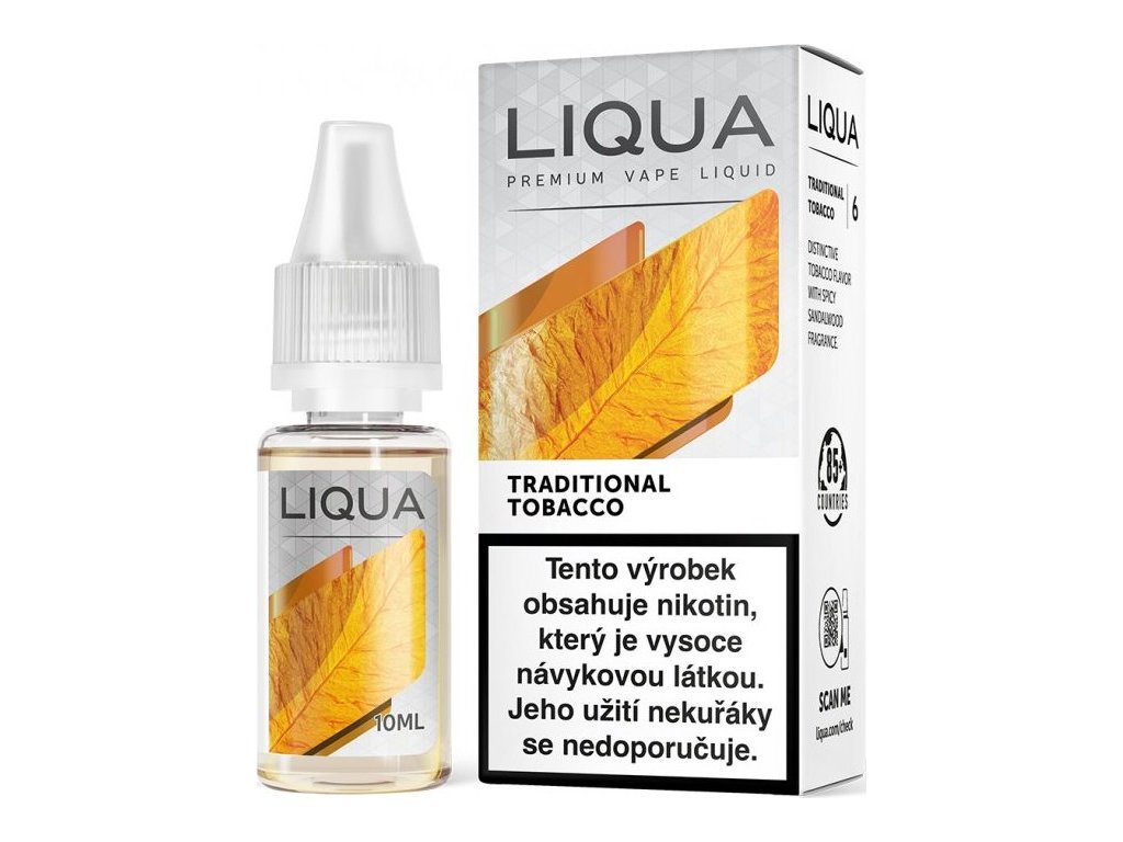 Liquid LIQUA CZ Elements Traditional Tobacco 10ml-0mg (Tradiční tabák)