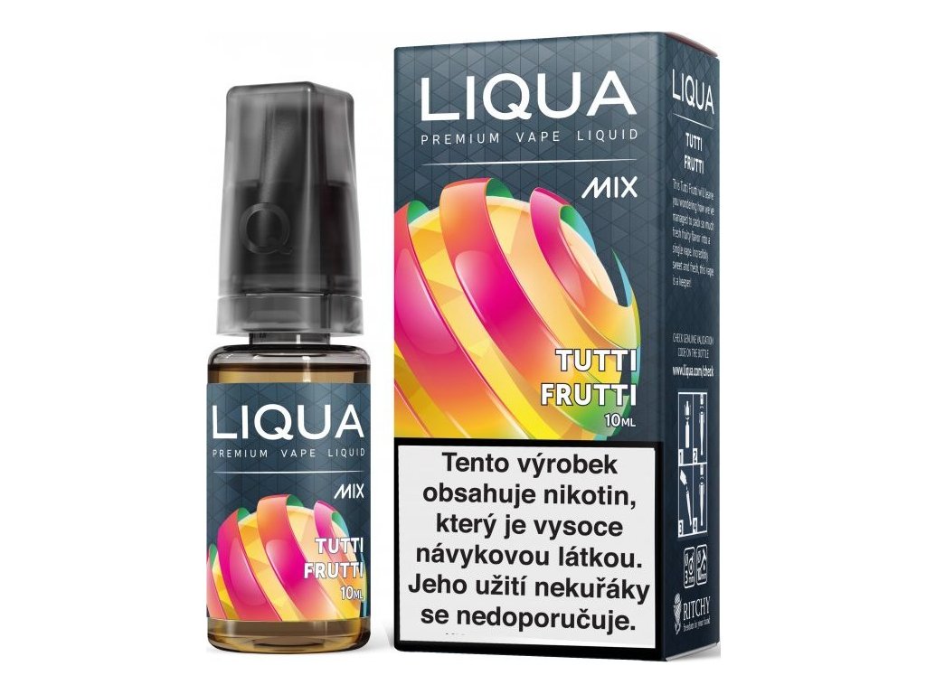 Liquid LIQUA CZ MIX Tutti Frutti 10ml-12mg