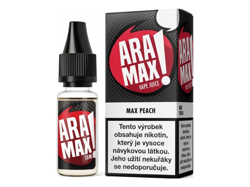 Liquid ARAMAX Max Peach 10ml-18mg