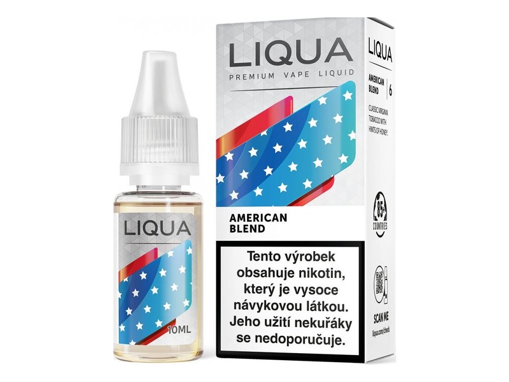 Liquid LIQUA CZ Elements American Blend 10ml-12mg (Americký míchaný tabák)