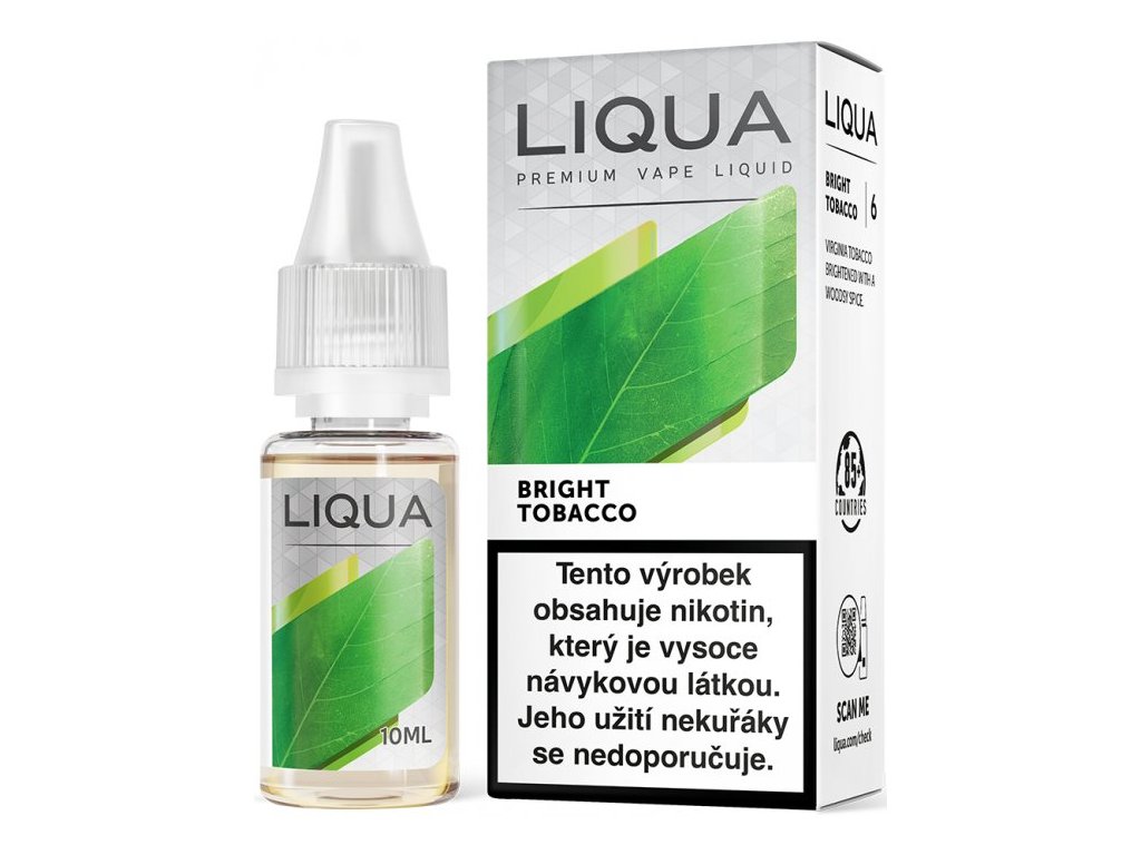 Liquid LIQUA CZ Elements Bright Tobacco 10ml-6mg (čistá tabáková příchuť)