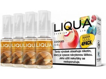 Liquid LIQUA CZ Elements 4Pack Cookies 4x10ml-6mg (Sušenka)