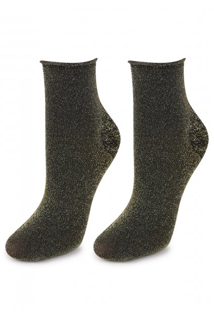Dámské bavlněné ponožky s lurexem SHINE 04