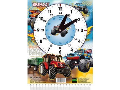 Školní hodiny Bigfoot - Emipo Traktor