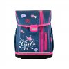 Hama Školní aktovka pro prvňáčky - Jeans Girl  + Trojhranné pastelky 12 barev - ZDARMA