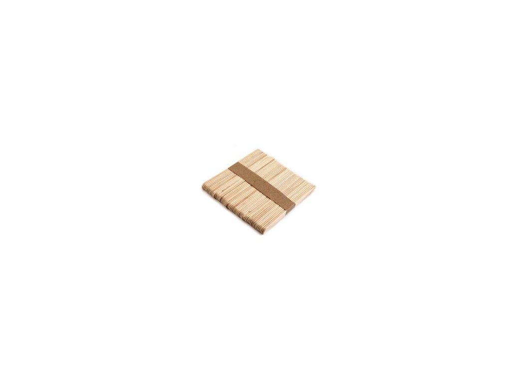 Dřevěné špachtle 0,9x11,4 cm malé, 50ks