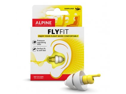 Alpine Flyfit špunty do uší do letadla nový design