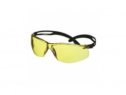 3M SecureFit 500 sárga szemüveg fekete szegéllyel SF503SGAF-BLK