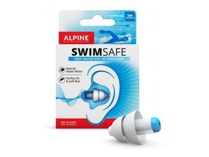 Alpine SwimSafe špunty do uší do vody nový design 2021
