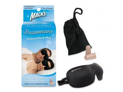 Mack's Dreamweaver 3D maska na oči na spaní 1 ks a špunty do uší 1 pár