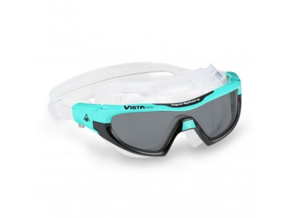 Vista Pro clear plavecké brýle šedá tyrkys černá ze strany
