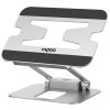 Podstavec pro notebooky Rapoo UCS5001 s magnetickým multiport hubem USBC 5v1 - stříbrný