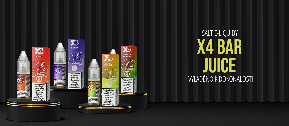 X4 BAR liquid | ecigareta.eu