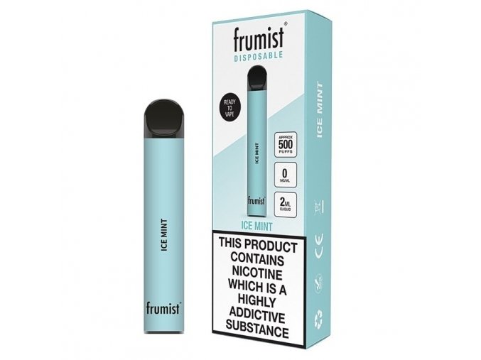 Elektronická cigareta Frumist Disposable - Ice Mint (Svěží máta) - 0mg - Zero