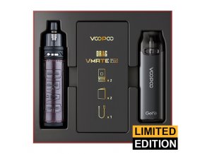 VOOPOO Drag S + VMATE Pod - Limitovaná edice (Chestnut & Space Gray)