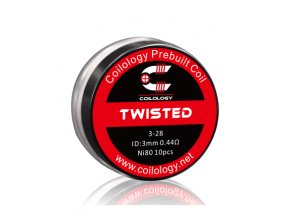 Předmotané spirálky Coilology Twisted Ni80 (0,44ohm) (10ks)
