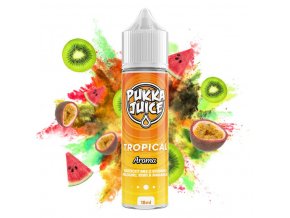 Pukka Juice - Shake & Vape - Tropical (Tropický koktejl) - 18ml, produktový obrázek.