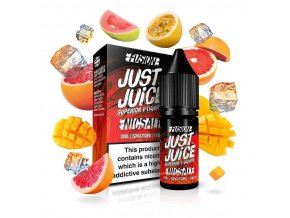Just Juice Salt - E-liquid - Fusion Mango & Blood Orange On Ice (Ledové mango & červený pomeranč) - 20mg, produktový obrázek.