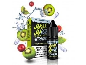 Just Juice Salt - E-liquid - Kiwi & Cranberry On Ice (Ledové kiwi & brusinka) - 20mg, produktový obrázek.