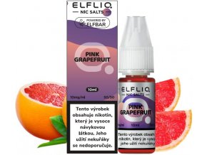 Liquid ELFLIQ Nic SALT Pink Grapefruit 10ml - 10mg
